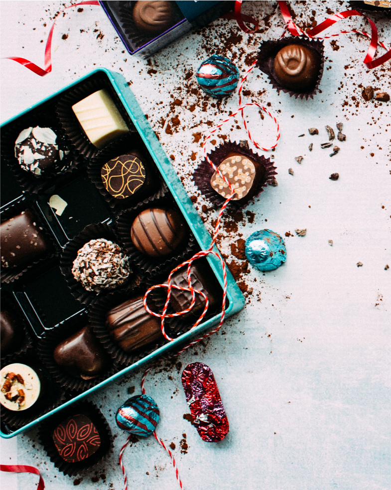 Chocolates as gift