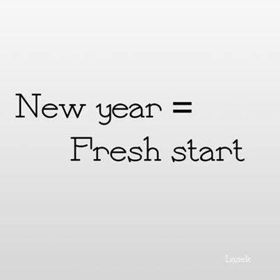 New year, fresh start